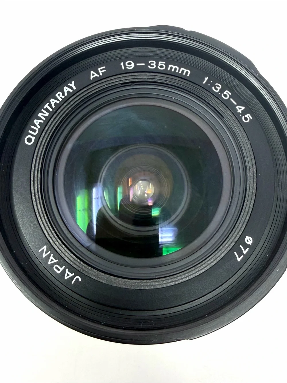 Quantaray 19-35mm F/3.5-4.5 AF Lens For Nikon AF Camera + 2 Lens Caps Made Japan